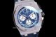Copy Audemars Piguet Royal Oak Offshore watch Blue Dial Grey Ceramic Bezel Blue rubber Strap 44mm (3)_th.jpg